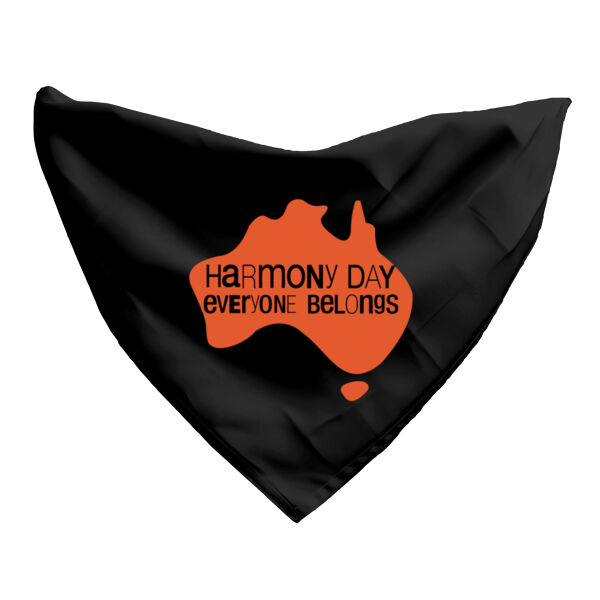 Harmony Day Black Bandana Australia Thumbnail
