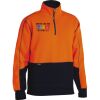 Bisley Hi Vis Fleece 1/4 Zip Pullover Thumbnail
