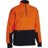 Bisley Hi Vis Fleece 1/4 Zip Pullover Thumbnail
